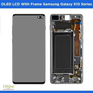 OLED Frame Assembly for Samsung Galaxy S10, S10 Plus Service Pack Screen