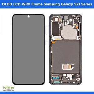 OLED Frame Assembly for Samsung Galaxy S21, S21 Plus Service Pack Screen