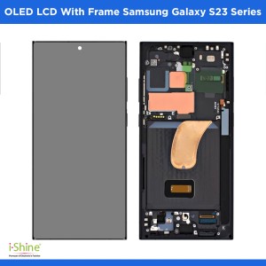 OLED Frame Assembly for Samsung Galaxy S23 Ultra Service Pack Screen