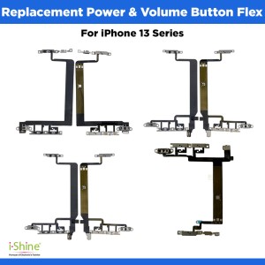 Replacement Power &amp; Volume Button Flex For iPhone 13 Series iPhone 13, 13 Pro, 13 Mini, 13 Pro Max