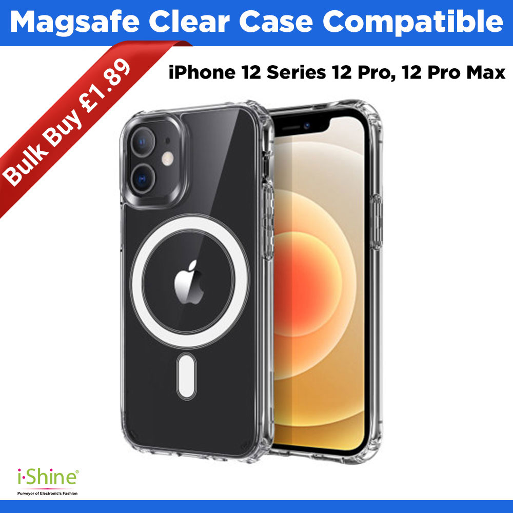 Magsafe Clear Case Compatible For iPhone 12 Series 12 Pro, 12 Pro Max