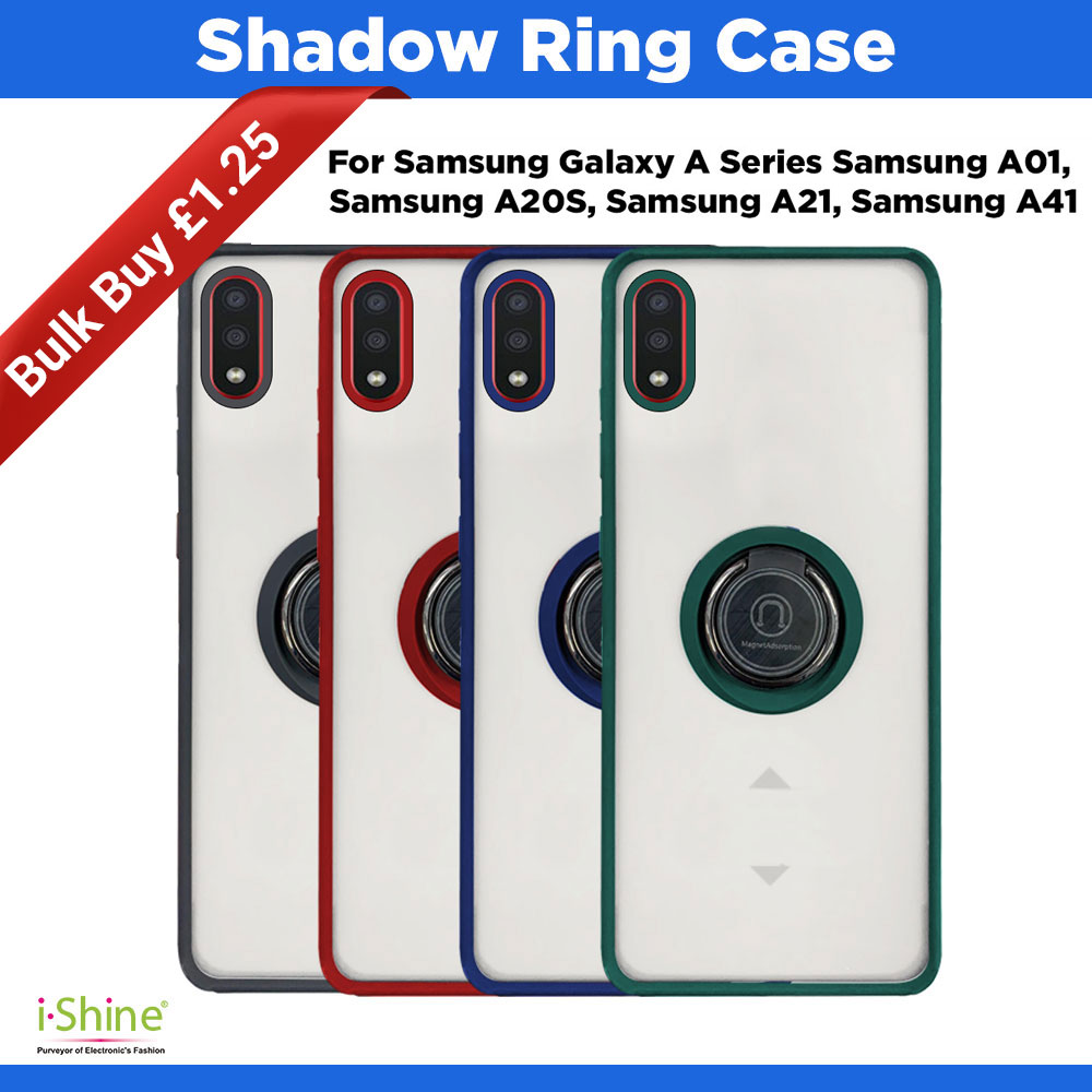 Shadow Ring Case For Samsung Galaxy A Series Samsung A01, Samsung A21, Samsung A41