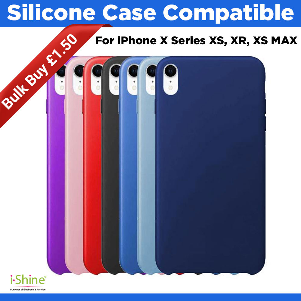 Silicone Case Compatible For iPhone X Series XS, XR, XS MAX