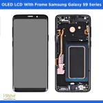 OLED Frame Assembly for Samsung Galaxy S9 Plus, S8, S8 Plus Service Pack Screen