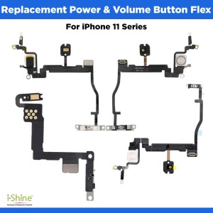 Replacement Power &amp; Volume Button Flex For iPhone 11 Series iPhone 11, 11 Pro, 11 Pro Max