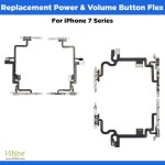Replacement Power &amp; Volume Button Flex For iPhone 7 Series iPhone 7 , 7 Plus