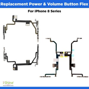 Replacement Power &amp; Volume Button Flex For iPhone 8 Series iPhone 8 , 8 Plus