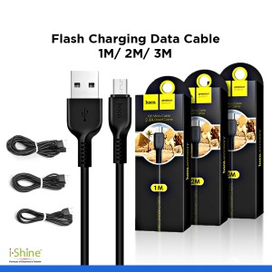 HOCO USB To Micro 1M, 2M, 3M (Meter) Fast Charging Data Cable