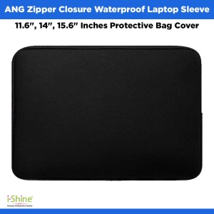 ANG 11.6", 14.6", 15.6" Inches Zipper Closure Waterproof Laptop Sleeve Protective Bag Cover