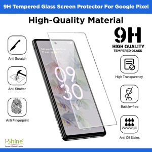 Normal Tempered Glass Screen Protector For Google Pixel 6, 6A, 6 Pro, 7, 7A, 7 Pro, 8, 8 Pro