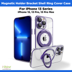 Magnetic Holder Bracket Shell Ring Cover Case For iPhone 13 Series iPhone 13, 13 Pro, 13 Pro Max
