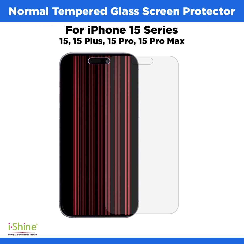 Normal Tempered Glass Screen Protector For iPhone 15 Series 15