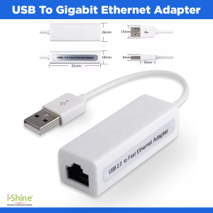 USB To Gigabit Ethernet Adapter - White