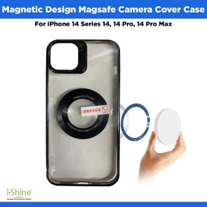 Magnetic Design Magsafe Camera Cover Case For iPhone 14 Series 14, 14 Pro, 14 Pro Max