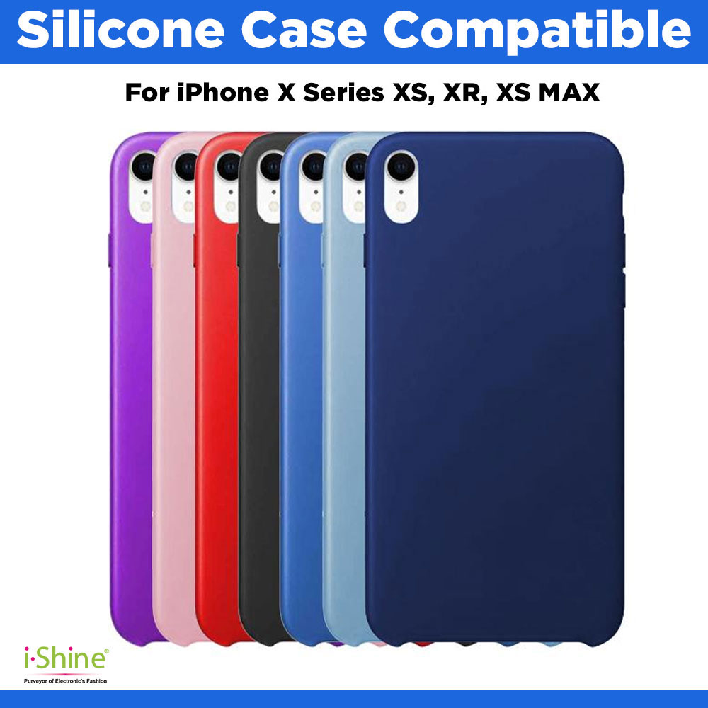 Silicone Case Compatible For iPhone X Series XS, XR, XS MAX