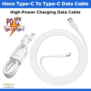 HOCO Type C To Type C Fast Charging Data Cable