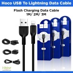 HOCO X20 USB To Lightning 1M, 2M, 3M  (Meter) Fast Charging Data Cable