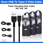 HOCO X20 USB To Type C 1M, 2M, 3M (Meter) Fast Charging Data Cable
