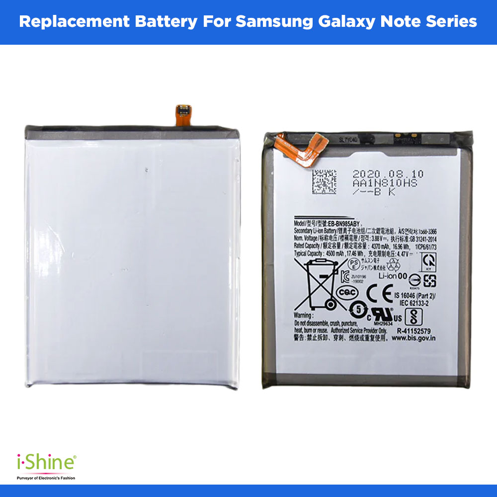 Replacement Battery For Samsung Galaxy Note Series Note 10 10 plus lite Note 20 Ultra