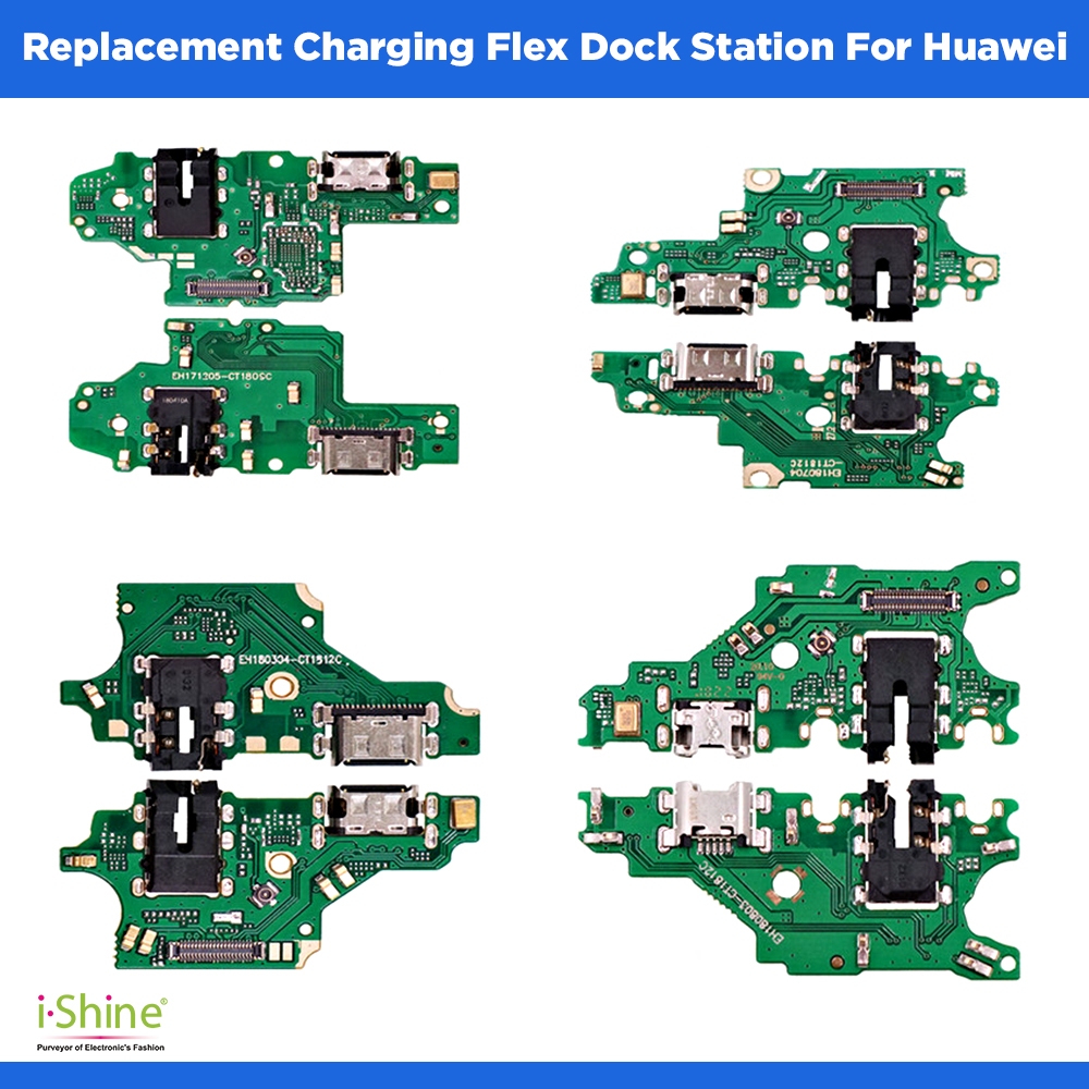 Replacement Charging Flex Dock Station For Huawei Honor 8X Y6 Y7 2019 P30 Lite P30 Pro P20 Pro P Smart Z P Smart 2019 Mate 20 Pro Mate 30 Mate 30 Pro