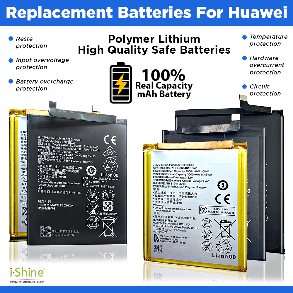Replacement Battery For Huawei Honor 8X Y6 2019 P30 Lite P30 Pro P20 Pro P Smart Z P Smart 2019 Mate 20 Pro