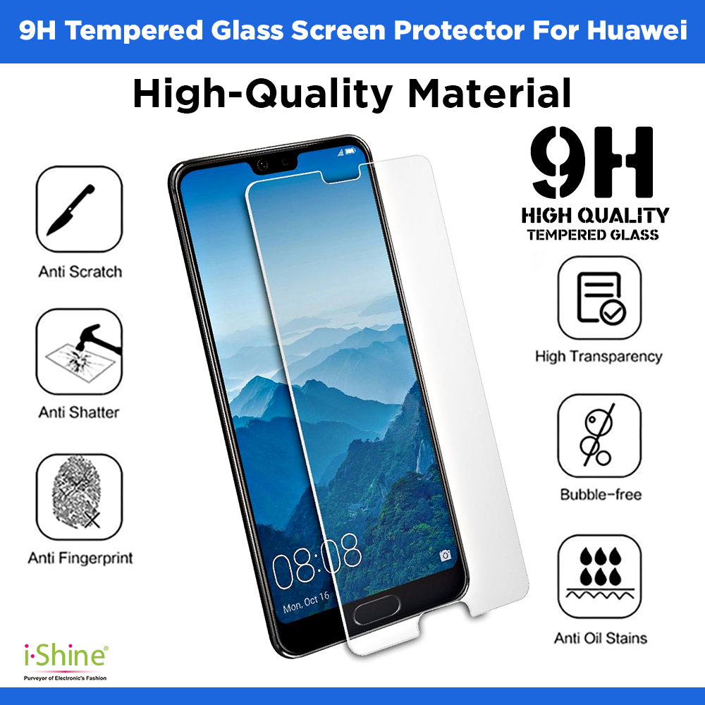 9H Tempered Glass Screen Protector For Huawei Honor 8X Y6 2019 P30 Lite P30 Pro P20 Pro P Smart Z P Smart 2019 Mate 20 Pro