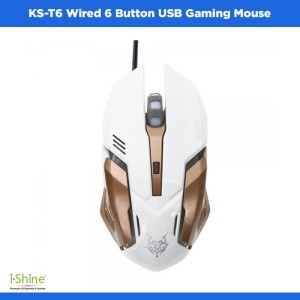 KS-T6 Wired 6 Button USB Gaming Mouse