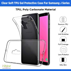 Clear Soft TPU Gel Protective Case For Samsung Galaxy J5 J6 J7 J8