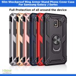 Slim Shockproof Ring Armor Stand Phone Cover Case For Samsung Galaxy J Series J5 J6 J7 J8