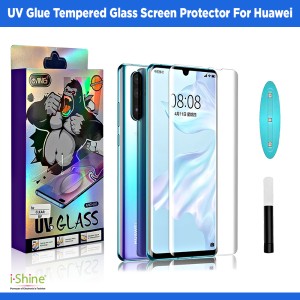 UV Glue Tempered Glass Screen Protector For Huawei Honor 8X Y6 2019 P30 Lite P30 Pro P20 Pro P Smart Z P Smart 2019 Mate 20 Pro