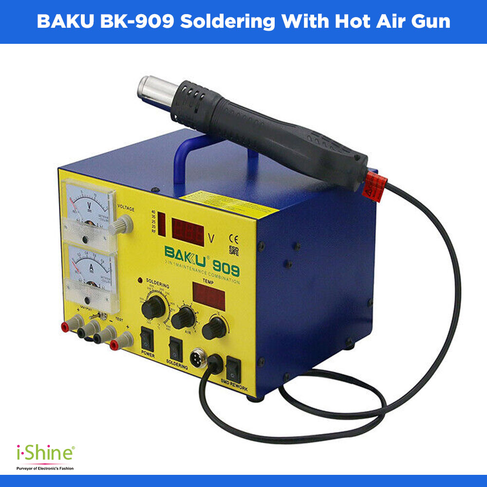 BAKU BK-909 Soldering With Hot Air Gun