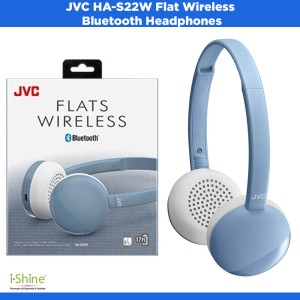 JVC HA-S22W Flat Wireless Bluetooth Headphones Brand New &amp; Sealed.