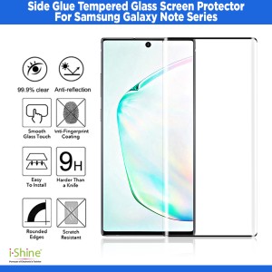 Side Glue Tempered Glass Screen Protector For Samsung Galaxy Note Series Note 10 Plus Note 10 Lite Note 20 Ultra