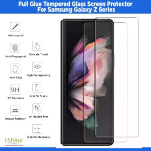 Full Glue Tempered Glass Screen Protector For Samsung Galaxy Z Series Z Flip Z Fold 2 Z Fold 3 Z Flip 3 Z Fold 4 Z Flip 4