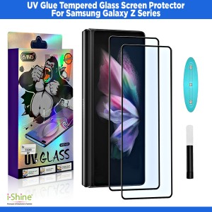 UV Glue Tempered Glass Screen Protector For Samsung Galaxy Z Series Z Flip Z Fold 2 Z Fold 3 Z Flip 3 Z Fold 4 Z Flip 4