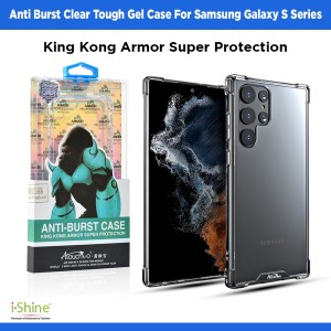 Anti Burst Clear Tough Gel Case For Samsung Galaxy S7 S8 S9 S10 S20 S21 S22 S23 Plus / Ultra