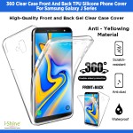 360 Clear Case Front And Back TPU Silicone Phone Cover For Samsung Galaxy J Series J2 Pro, J4, J6 Plus 2018