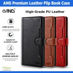 ANG Premium Flip Leather Wallet Slot Book Case Cover For Apple iPhone 11 Series 11 Pro, 11 Pro Max