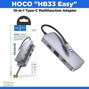 HOCO "HB33 Easy" 10-in-1 Type-C Multifunction Adapter