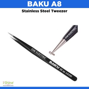 Baku BK-A8 Stainless Steel Tweezer Set