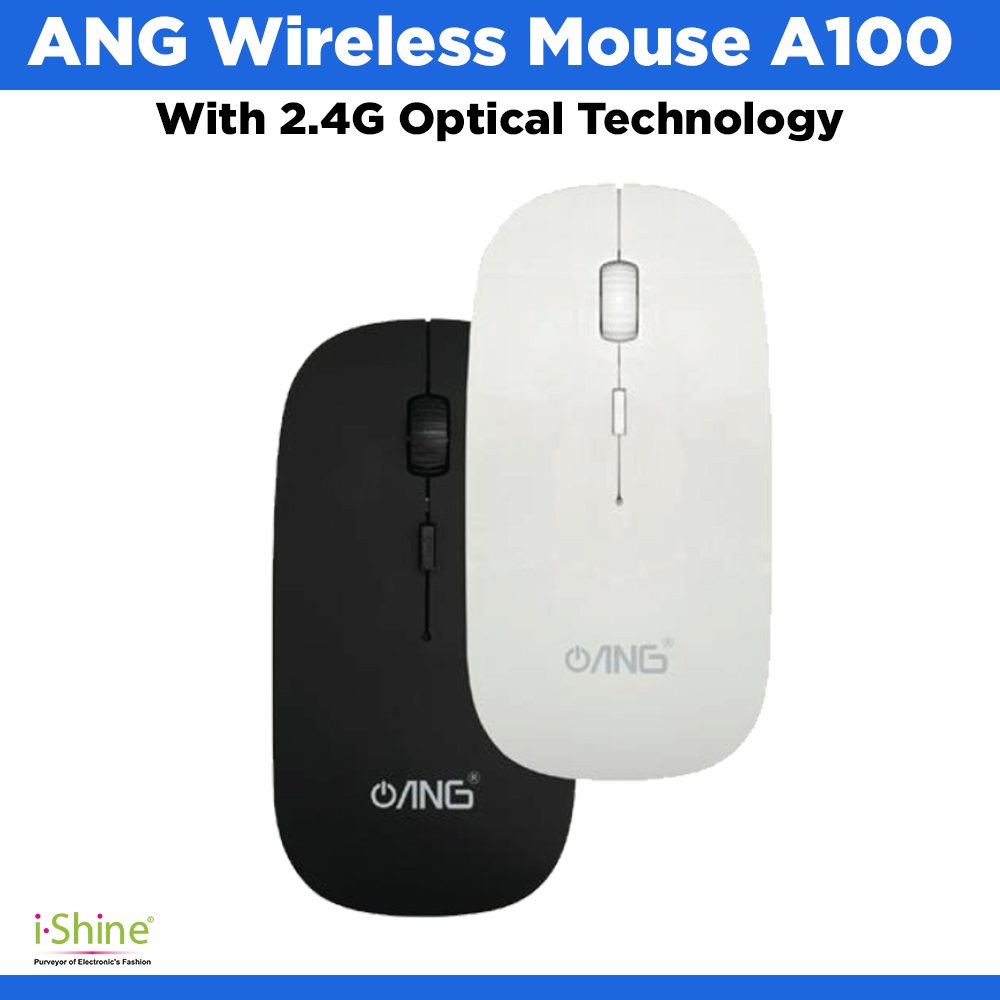 ANG Wireless Mouse A100 With 2.4G Optical Technology