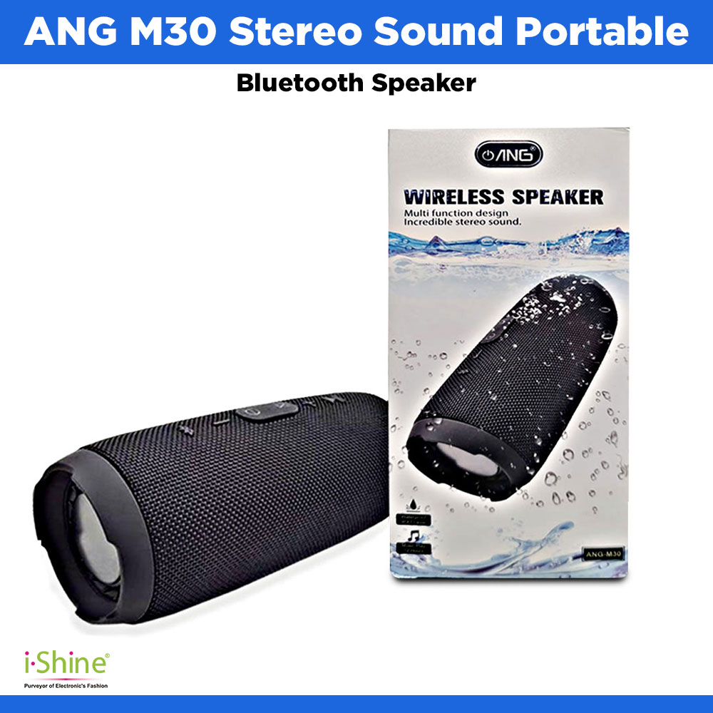 ANG M30 Stereo Sound Portable Bluetooth Speaker