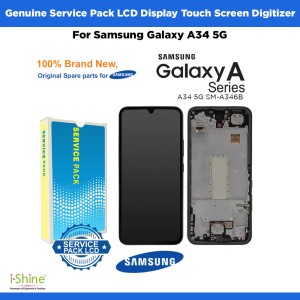 Genuine Service Pack LCD Display Touch Screen Digitizer For Samsung Galaxy A34 5G SM-A346B