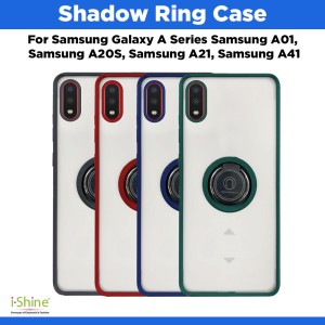 Shadow Ring Case For Samsung Galaxy A Series Samsung A01, Samsung A20S, Samsung A21, Samsung A41