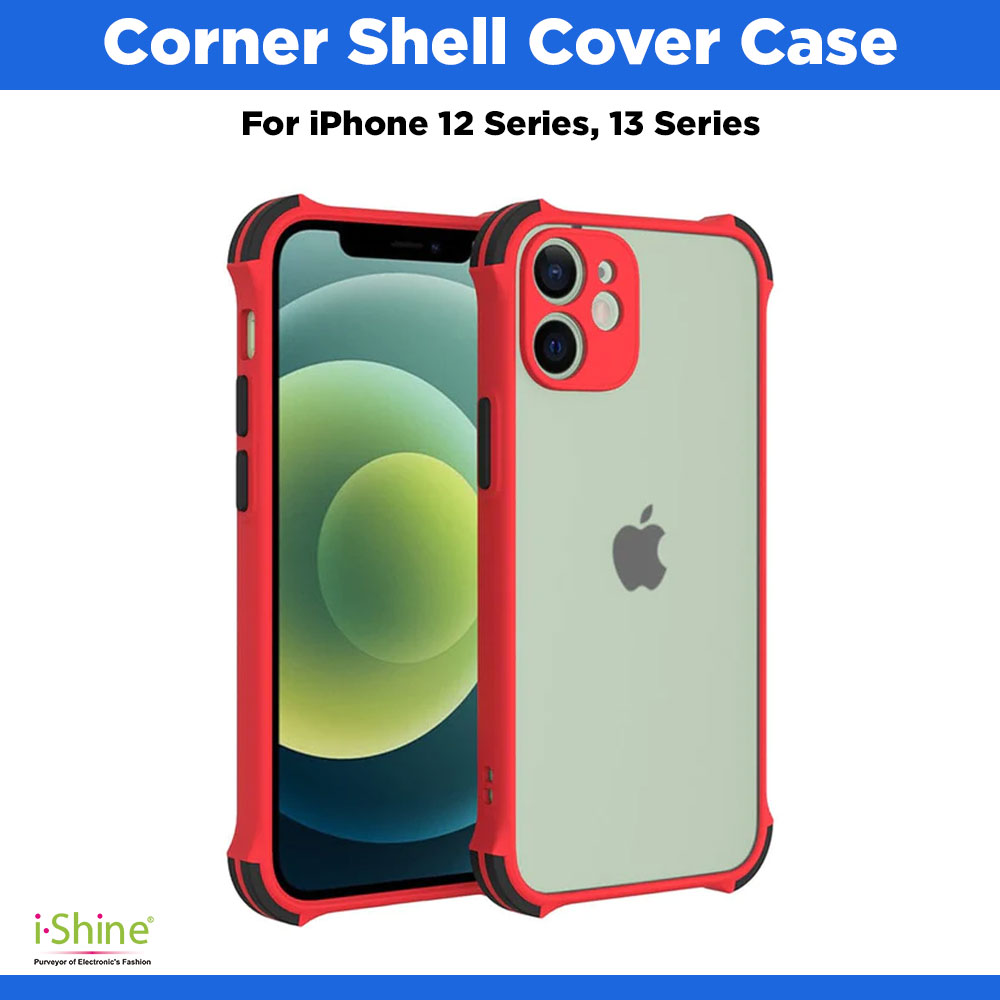 Corner Shell Cover Case for iPhone 12, 13 Series iPhone 12 Mini, iPhone 12, iPhone 12 Pro, iPhone 13