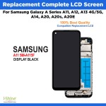 Replacement Complete LCD Screen For Samsung Galaxy A Series A11, A12, A13 4G/5G, A14, A20, A20s, A20E