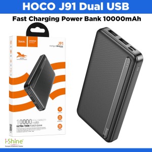 HOCO J91 Dual USB Fast Charging Power Bank 10000mAh