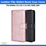 Leather Flip Wallet Card Holder Book Case Cover For Nokia 1.3, 2.3, 7, 8, G11, G20, G21