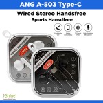 ANG A-503 Type-C Wired Stereo Handsfree