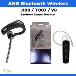 ANG Bluetooth Wireless Ear-Hook Stereo Headset J100 / T007 / V8